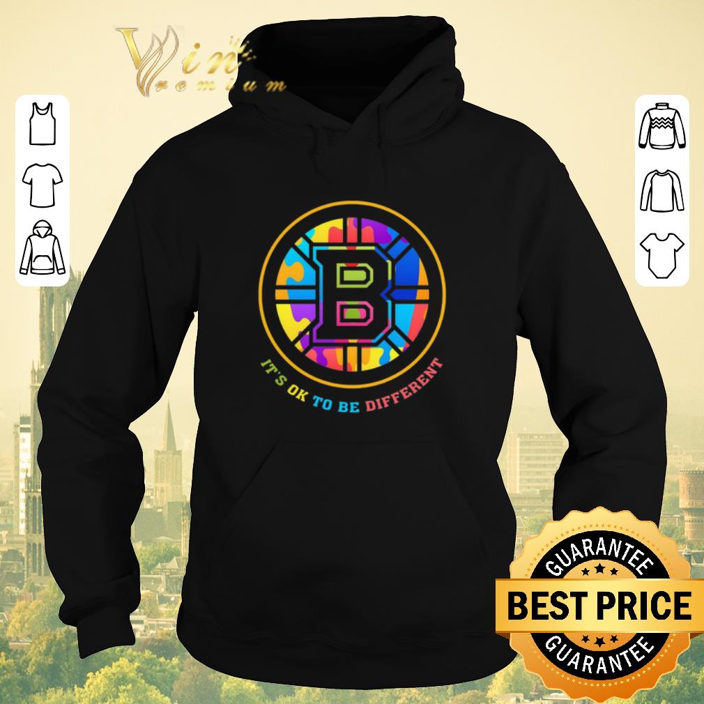 Official Boston Bruins It s ok to be different shirt sweater 4 - Official Boston Bruins It's ok to be different shirt sweater