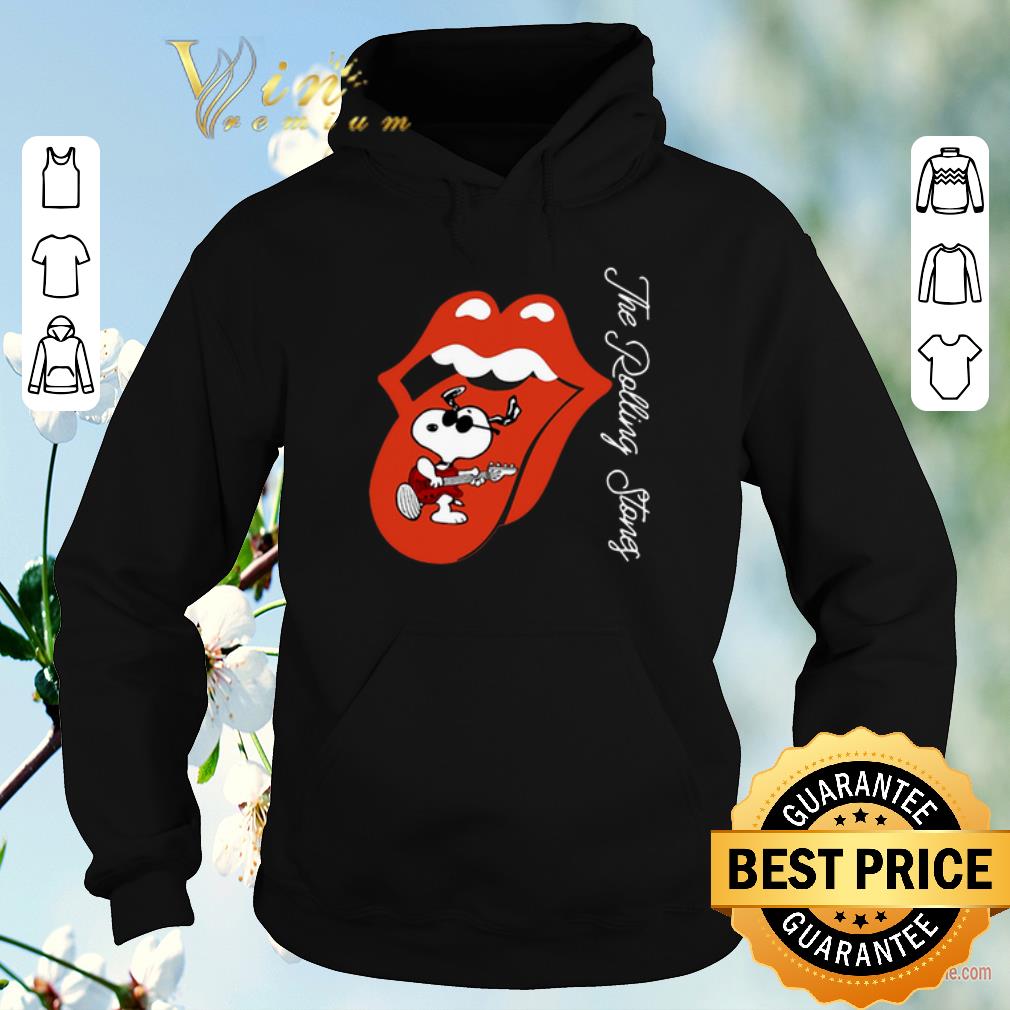 Official Snoopy The Rolling Stones Logo shirt sweater 4 - Official Snoopy The Rolling Stones Logo shirt sweater