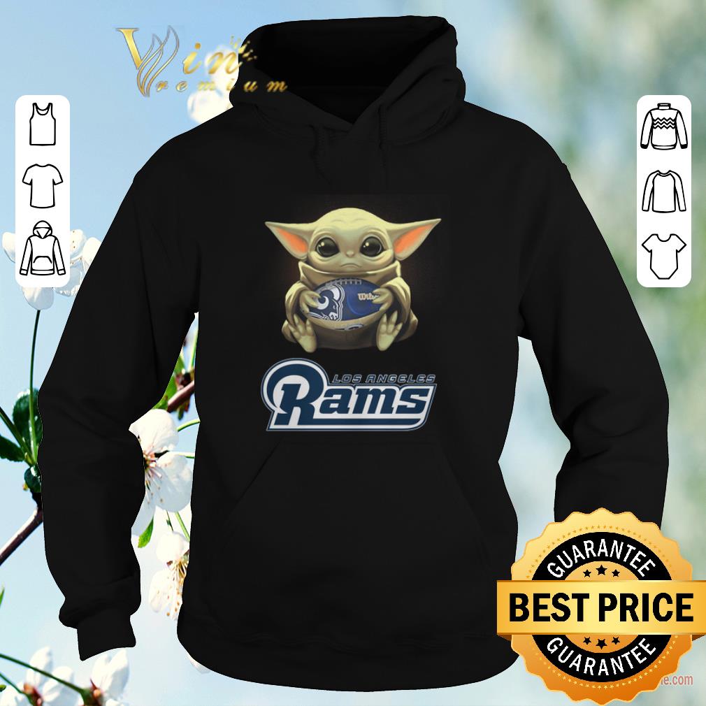 Official Star Wars Baby Groot hug Los Angeles Rams shirt 4 - Official Star Wars Baby Groot hug Los Angeles Rams shirt