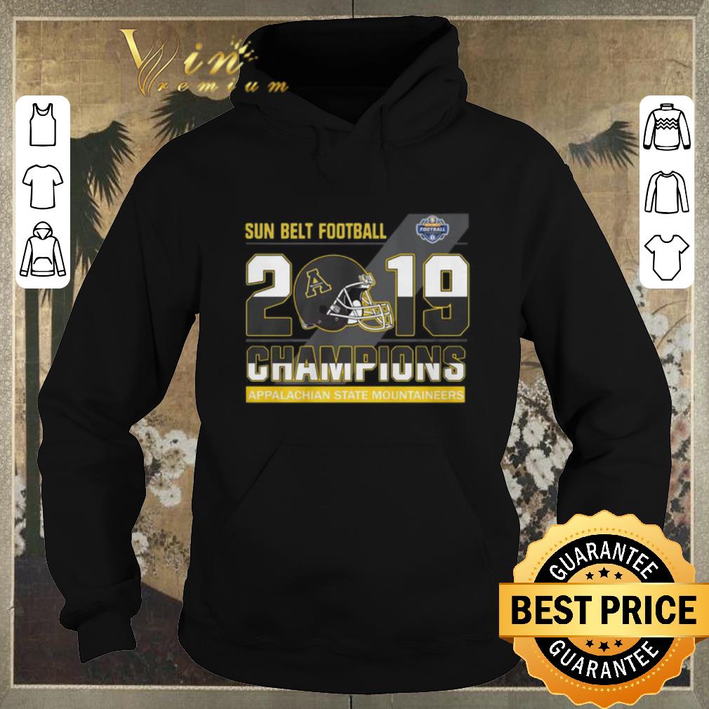 Official Sun Belt Football 2019 Champions Appalachian State Mountaineers shirt sweater 4 - Official Sun Belt Football 2019 Champions Appalachian State Mountaineers shirt sweater