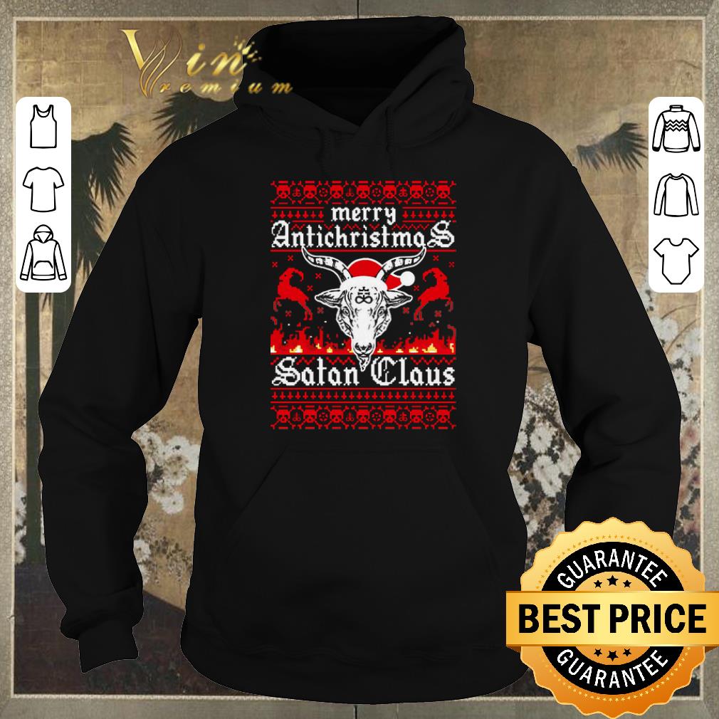 Official merry antichristmas Satan Claus ugly Christmas shirt sweater 4 - Official merry antichristmas Satan Claus ugly Christmas shirt sweater