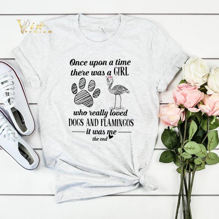 Once upon a time there was a girl who loved dogs and flamingos shirt sweater Once upon a time there was a girl who loved dogs and flamingos shirt sweater 4 - Once upon a time there was a girl who loved dogs and flamingos shirt sweater