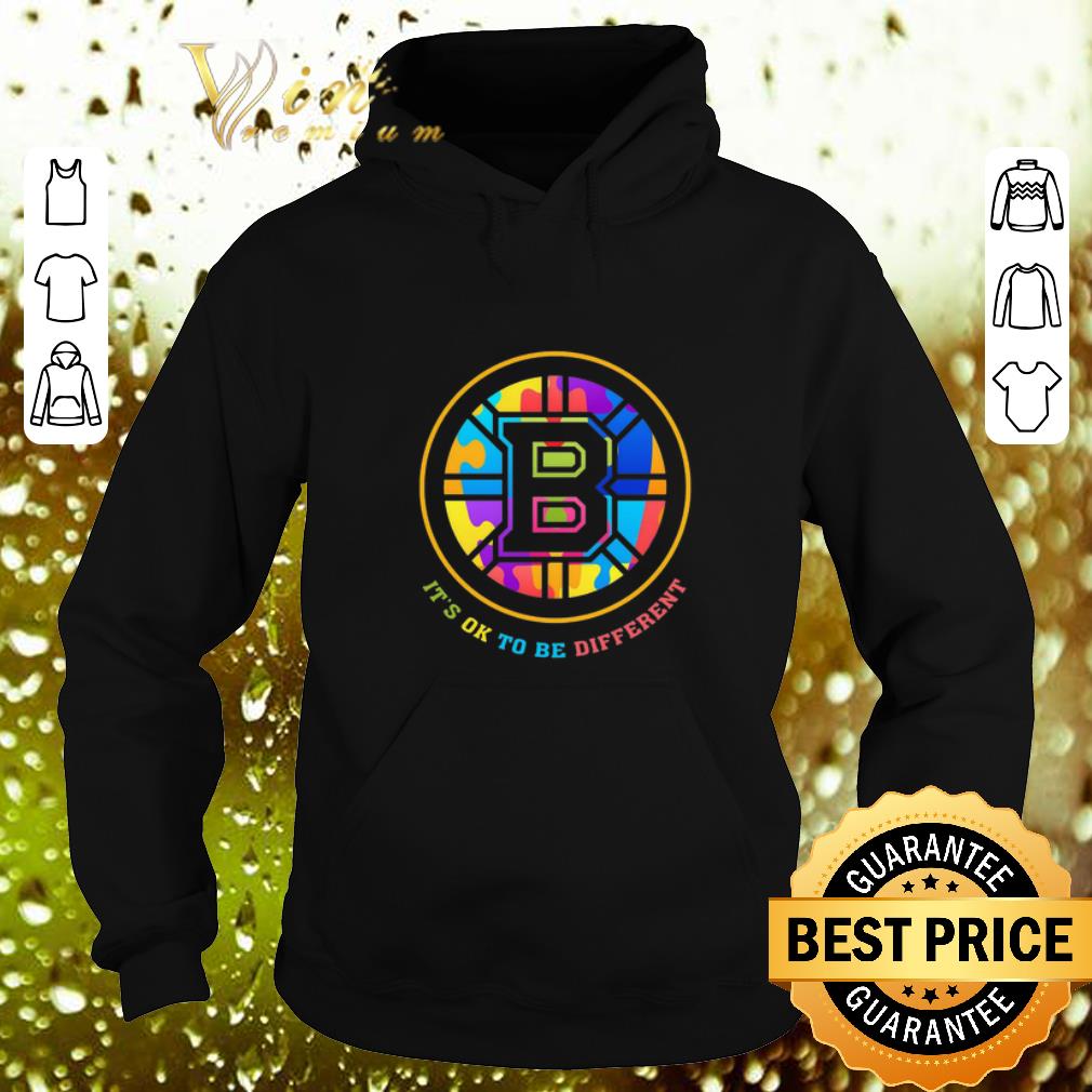 Original Boston Bruins It's ok to be different shirt Original Boston Bruins It s ok to be different shirt 4 - Original Boston Bruins It's ok to be different shirt