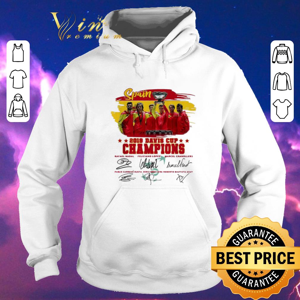 Original Signatures Spain 2019 Davis Cup Champions shirt 4 - Original Signatures Spain 2019 Davis Cup Champions shirt