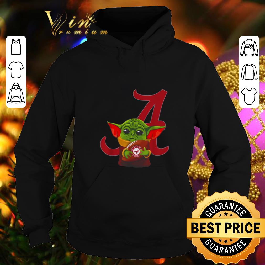 Original Star Wars Baby Yoda hug Alabama Crimson Mandalorian shirt 4 - Original Star Wars Baby Yoda hug Alabama Crimson Mandalorian shirt
