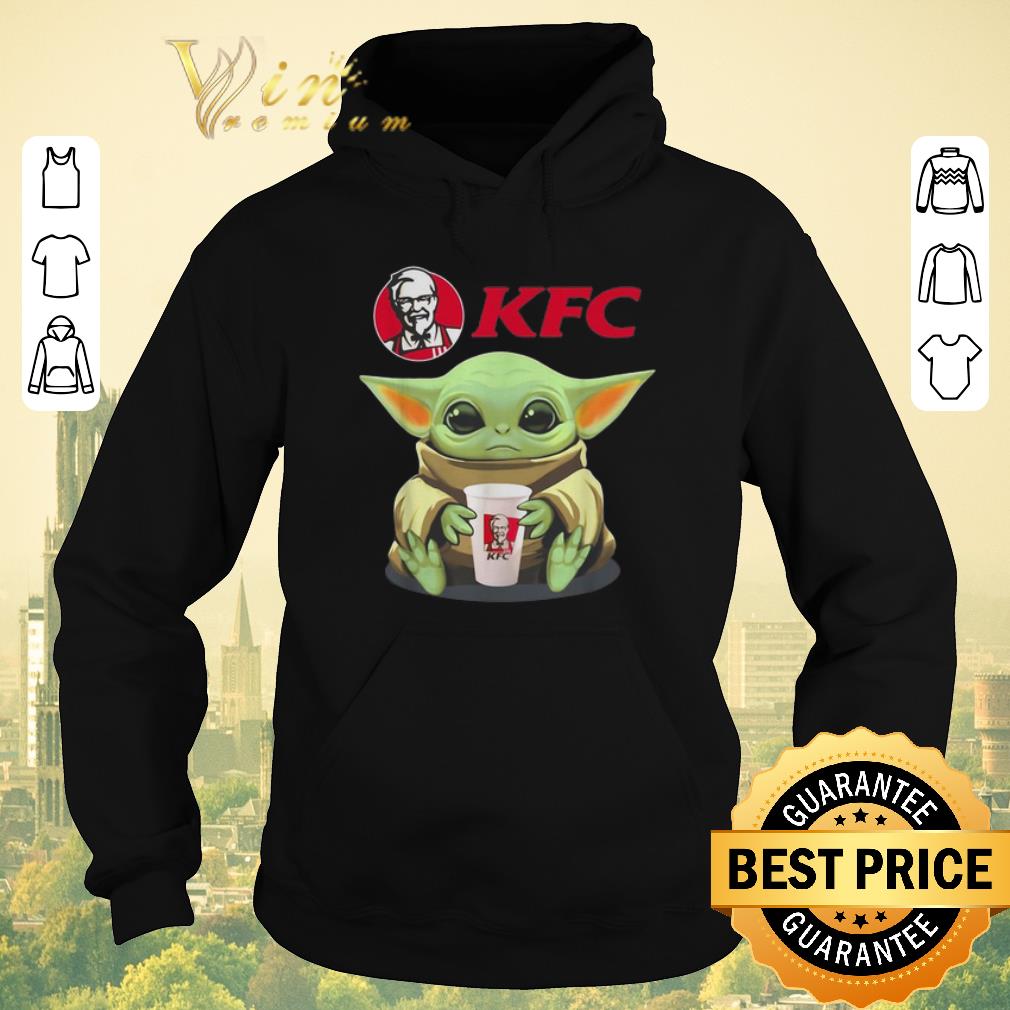 Original Star Wars Baby Yoda hug KFC Mandalorian shirt sweater 4 - Original Star Wars Baby Yoda hug KFC Mandalorian shirt sweater