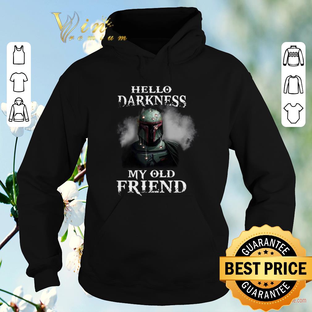 Original The Mandalorian hello darkness my old friends Boba Fett shirt sweater Original The Mandalorian hello darkness my old friends Boba Fett shirt sweater 4 - Original The Mandalorian hello darkness my old friends Boba Fett shirt sweater