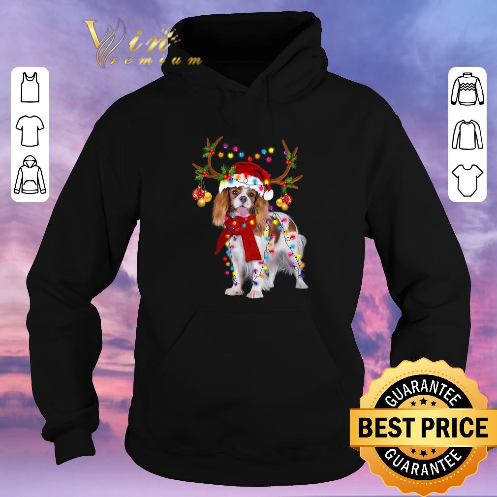 Premium Cavalier King reindeer Christmas shirt Premium Cavalier King reindeer Christmas shirt 4 - Premium Cavalier King reindeer Christmas shirt