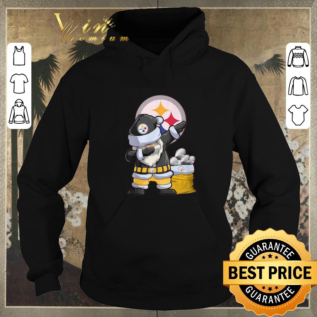 Premium Christmas Dabbing Santa Pittsburgh Steelers Logo shirt 4 - Premium Christmas Dabbing Santa Pittsburgh Steelers Logo shirt
