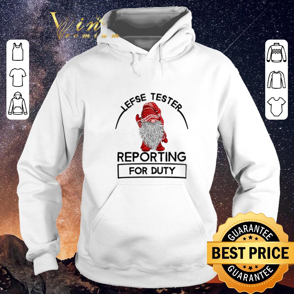 Premium Gnome lefse tester reporting for duty Christmas shirt sweater Premium Gnome lefse tester reporting for duty Christmas shirt sweater 4 - Premium Gnome lefse tester reporting for duty Christmas shirt sweater
