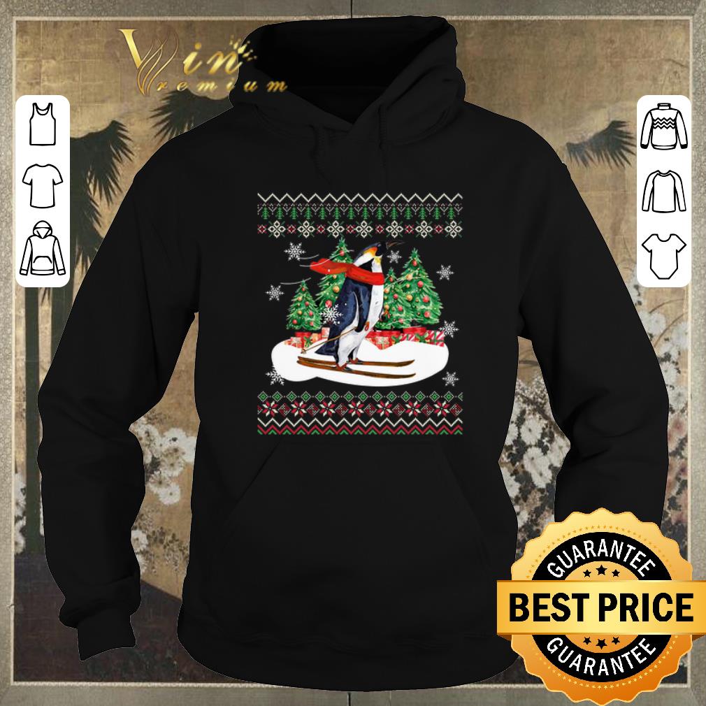 Premium Ugly Christmas Penguin plays snowboarding shirt 4 - Premium Ugly Christmas Penguin plays snowboarding shirt