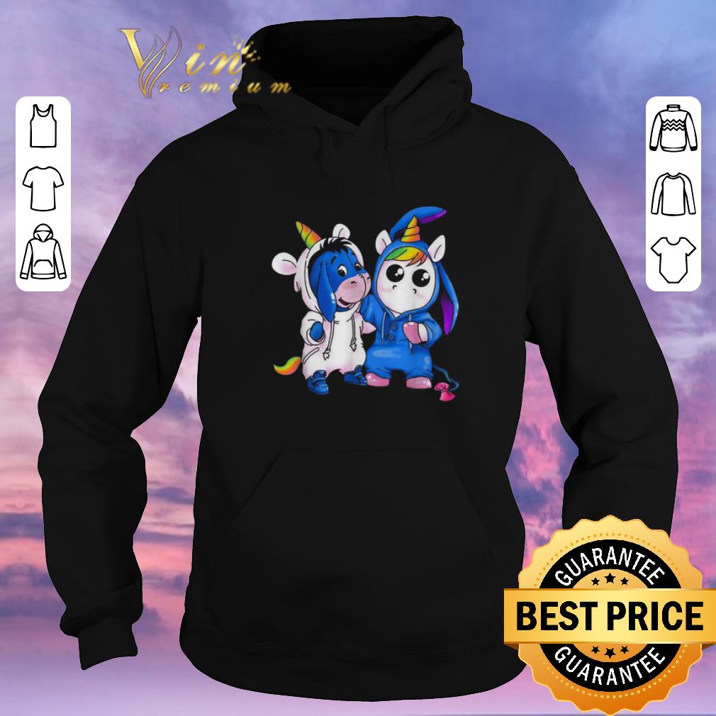 Pretty Baby Unicorn And Baby Eeyore shirt sweater Pretty Baby Unicorn And Baby Eeyore shirt sweater 4 - Pretty Baby Unicorn And Baby Eeyore shirt sweater