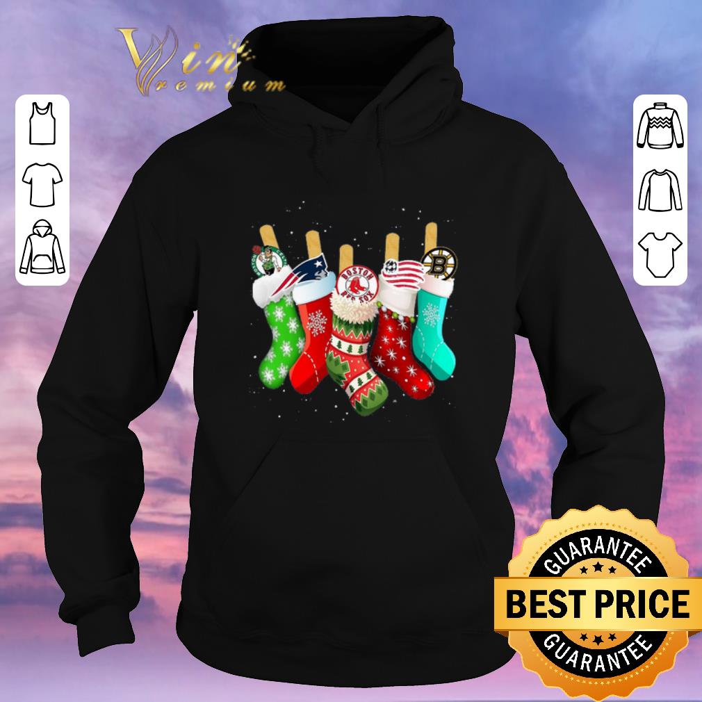 Pretty Boston Celtics New England Patriots Boston Red Sox Stock Christmas shirt sweater 4 - Pretty Boston Celtics New England Patriots Boston Red Sox Stock Christmas shirt sweater