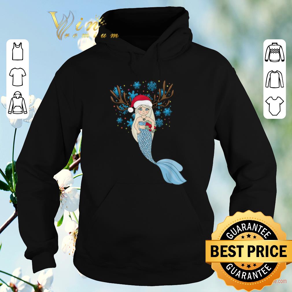 Pretty Christmas Mermaids Santa Hat & Reindeer Antlers Gift shirt sweater Pretty Christmas Mermaids Santa Hat Reindeer Antlers Gift shirt sweater 4 - Pretty Christmas Mermaids Santa Hat & Reindeer Antlers Gift shirt sweater