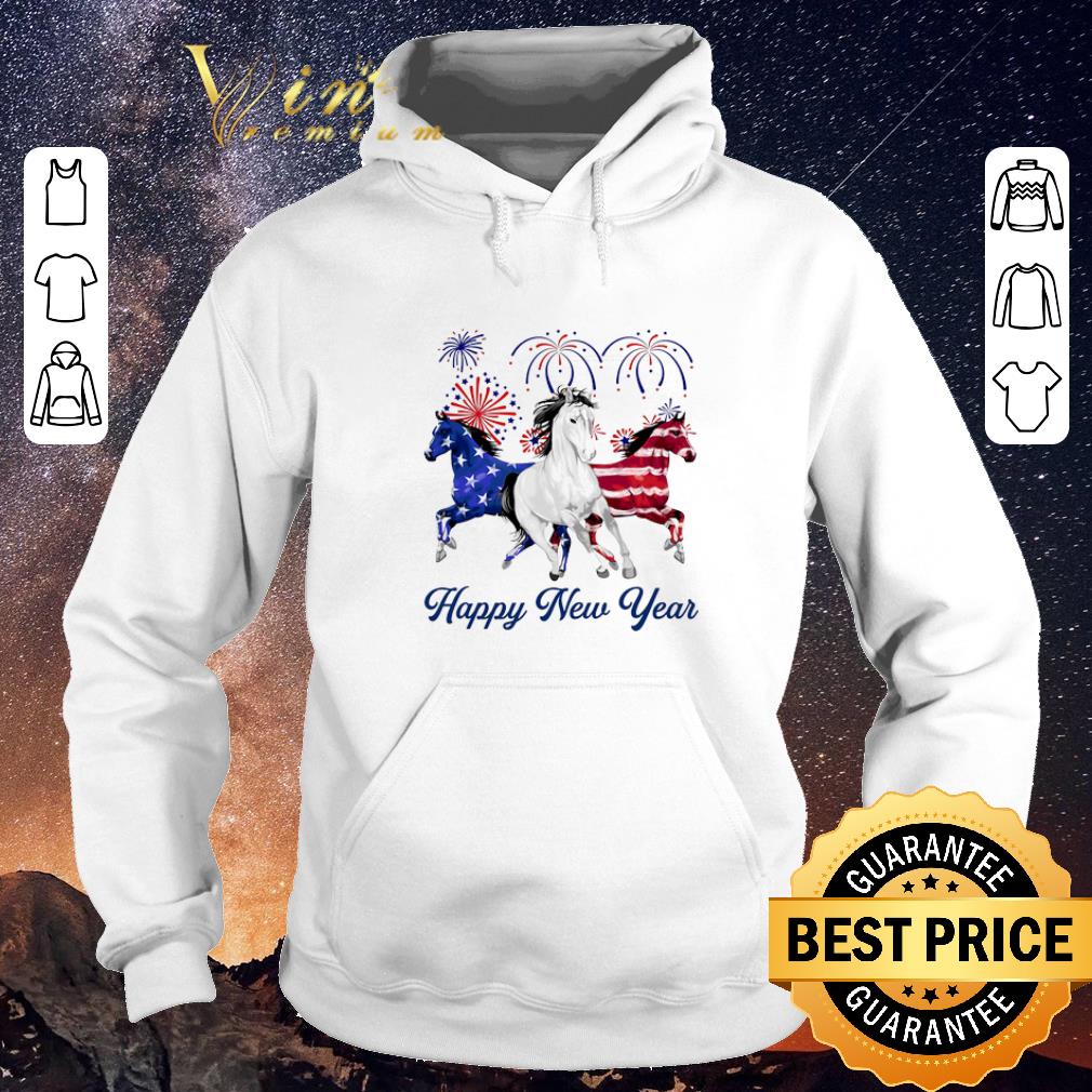 Pretty Happy New Year Horses American Flag shirt 4 - Pretty Happy New Year Horses American Flag shirt