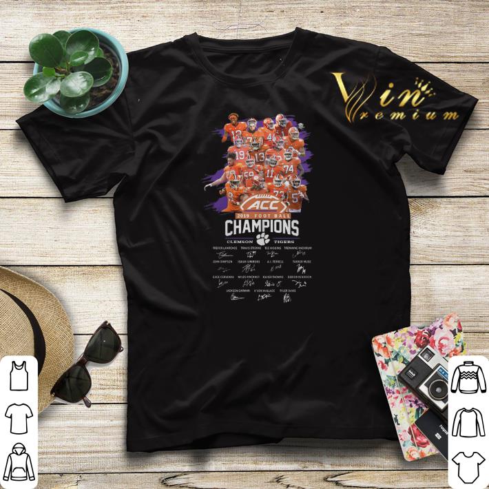 Signatures ACC 2019 Football Champions Clemson Tigers shirt Signatures ACC 2019 Football Champions Clemson Tigers shirt 4 - Signatures ACC 2019 Football Champions Clemson Tigers shirt