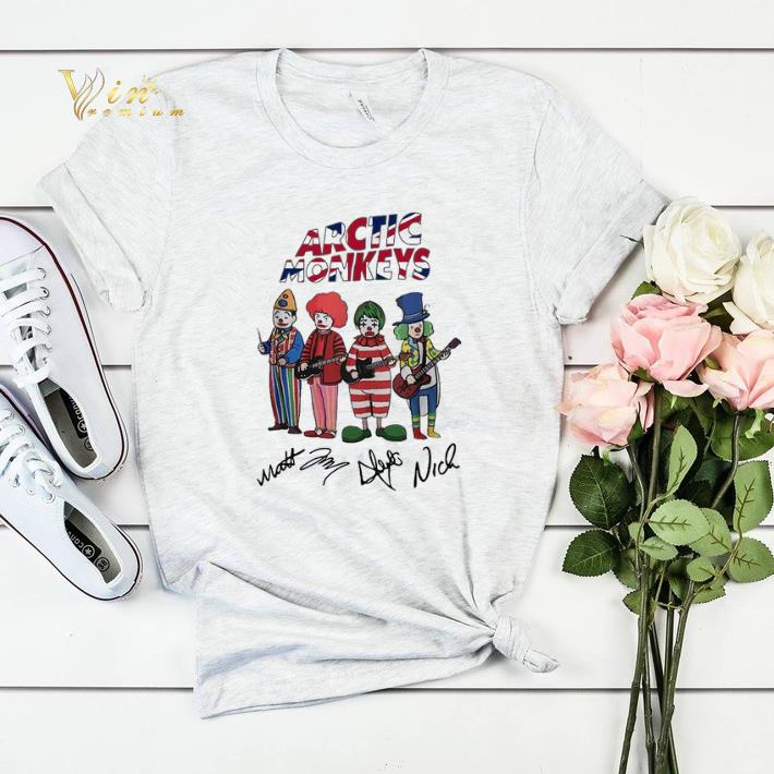 Signatures Clown Arctic Monkeys shirt Signatures Clown Arctic Monkeys shirt 4 - Signatures Clown Arctic Monkeys shirt
