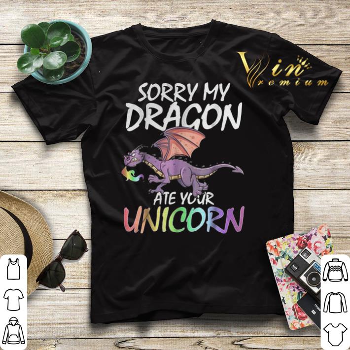 Sorry my dragon ate your unicorn LGBT shirt sweater Sorry my dragon ate your unicorn LGBT shirt sweater 4 - Sorry my dragon ate your unicorn LGBT shirt sweater