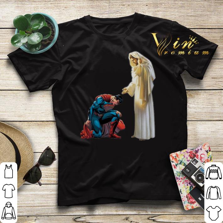 Superman Kneel Before Jesus Christian shirt sweater 4 - Superman Kneel Before Jesus Christian shirt sweater