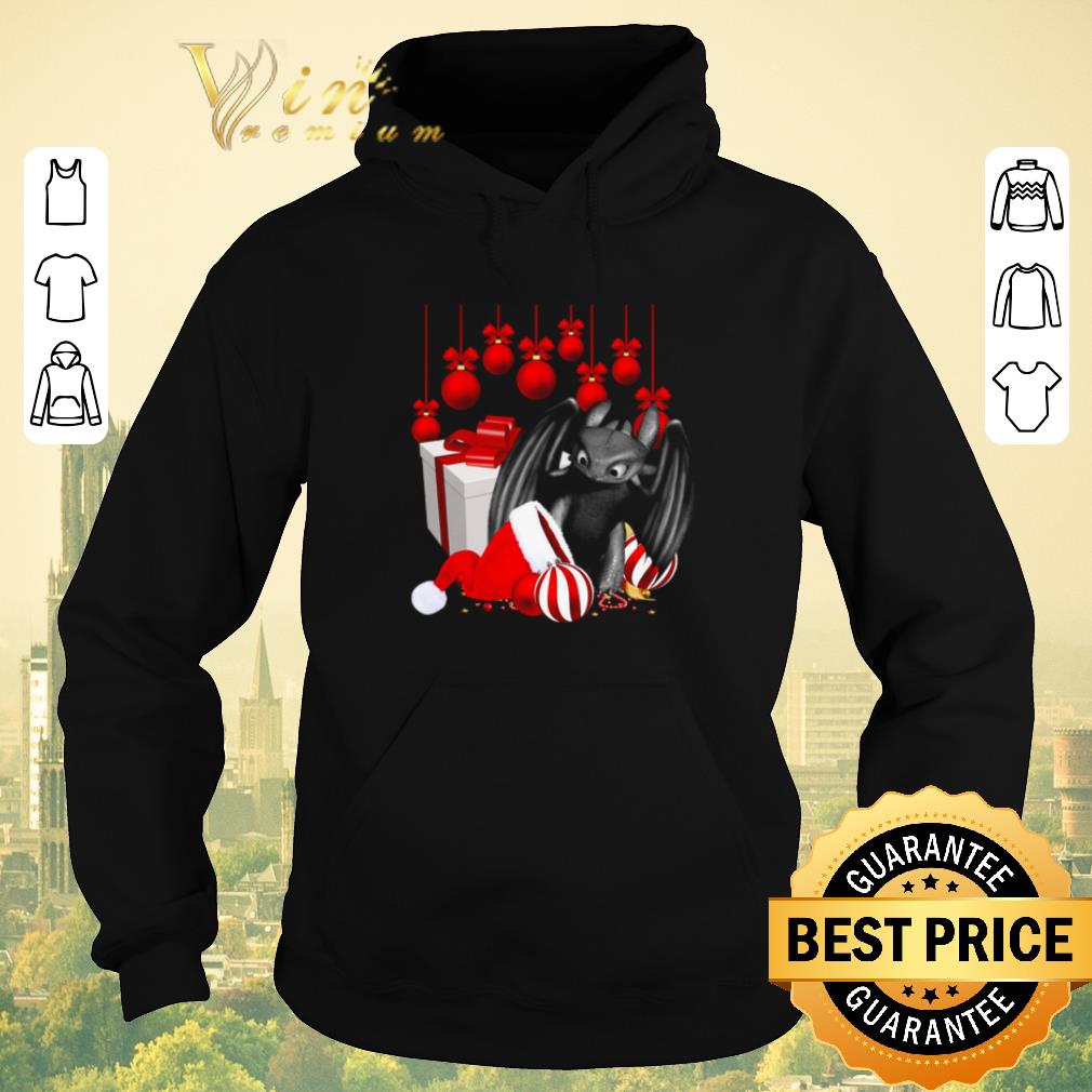 Top Christmas Toothless hat Santa gift shirt Top Christmas Toothless hat Santa gift shirt 4 - Top Christmas Toothless hat Santa gift shirt