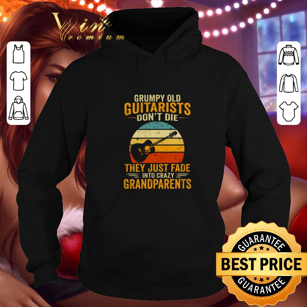 Top Grumpy old guitarists don t die they just grandparents vintage shirt 4 - Top Grumpy old guitarists don't die they just grandparents vintage shirt