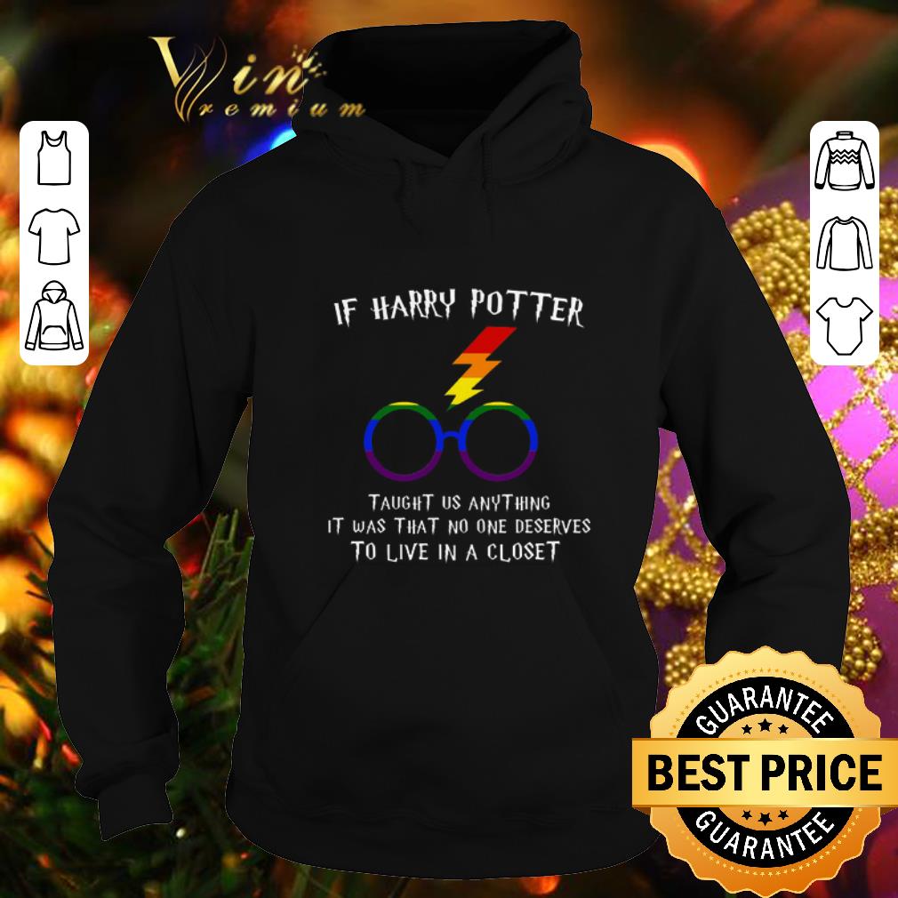 Top LGBT If Harry Potter taught us anything it was that no one shirt 4 - Top LGBT If Harry Potter taught us anything it was that no one shirt