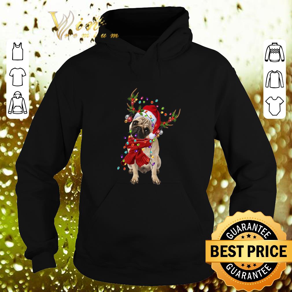 Top Pug Reindeer Christmas shirt Top Pug Reindeer Christmas shirt 4 - Top Pug Reindeer Christmas shirt