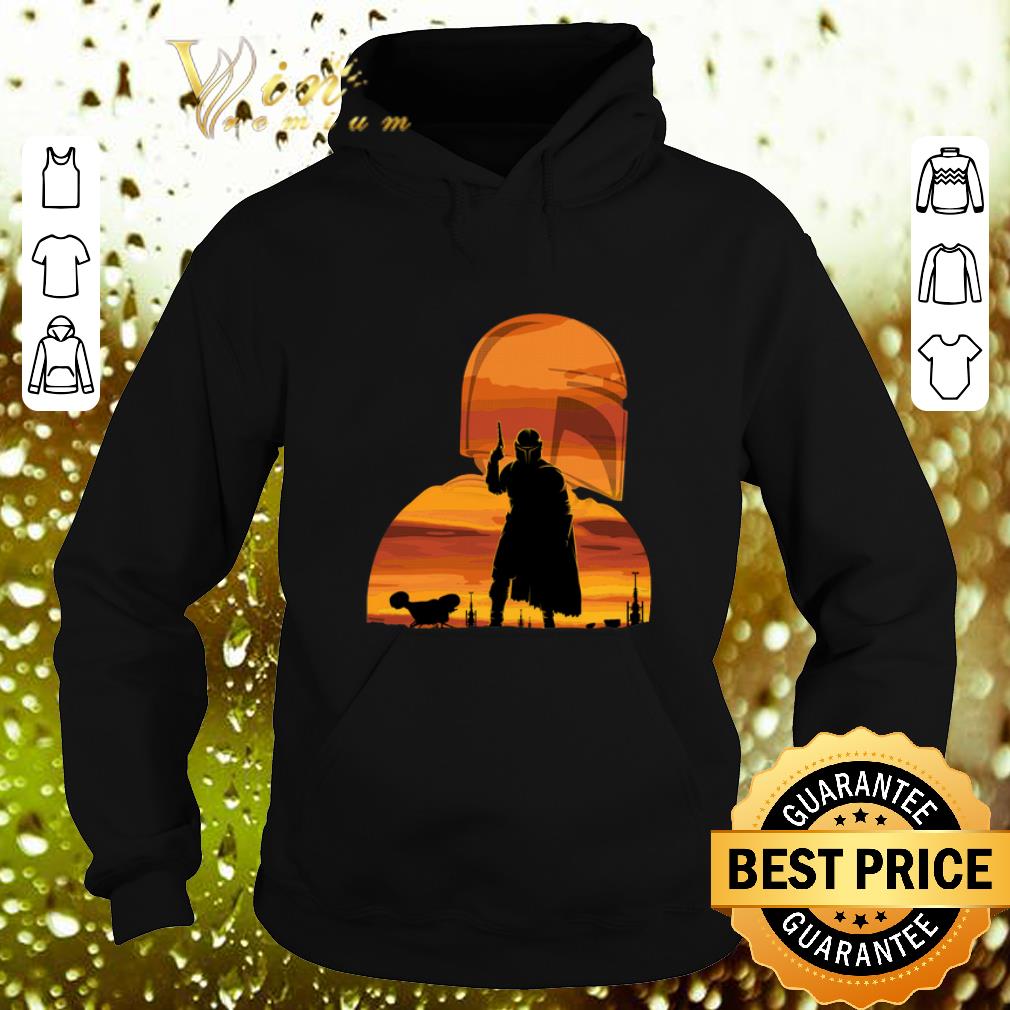 Top The Mandalorian Gunfighter Has Landed Star Wars Sunset shirt 4 - Top The Mandalorian Gunfighter Has Landed Star Wars Sunset shirt