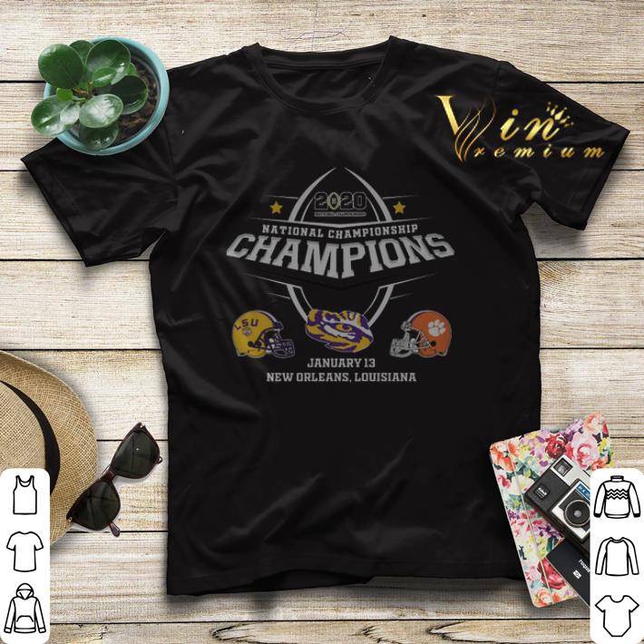 2020 National Championship LSU Tigers vs Clemson Tigers shirt sweater 4 - 2020 National Championship LSU Tigers vs Clemson Tigers shirt sweater