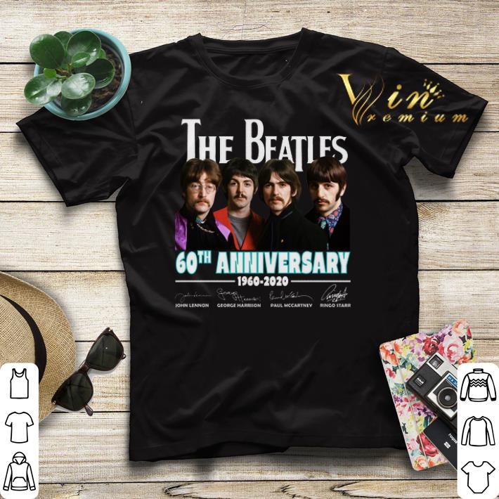 All member The Beatles 60th anniversary 1960 2020 signatures shirt sweater 4 - All member The Beatles 60th anniversary 1960 2020 signatures shirt sweater