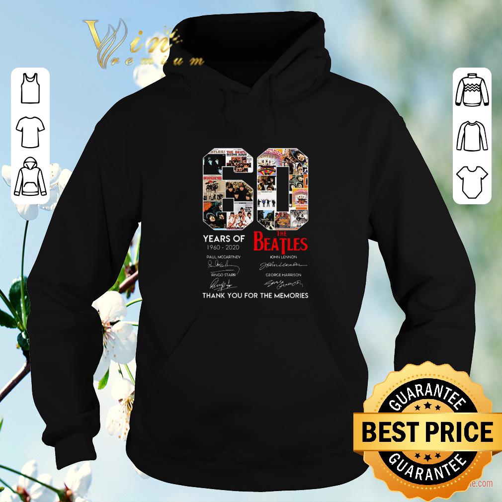 Awesome 60 Years Of The Beatles 1960 2020 Thank You For The Memories shirt sweater 4 - Awesome 60 Years Of The Beatles 1960 2020 Thank You For The Memories shirt sweater