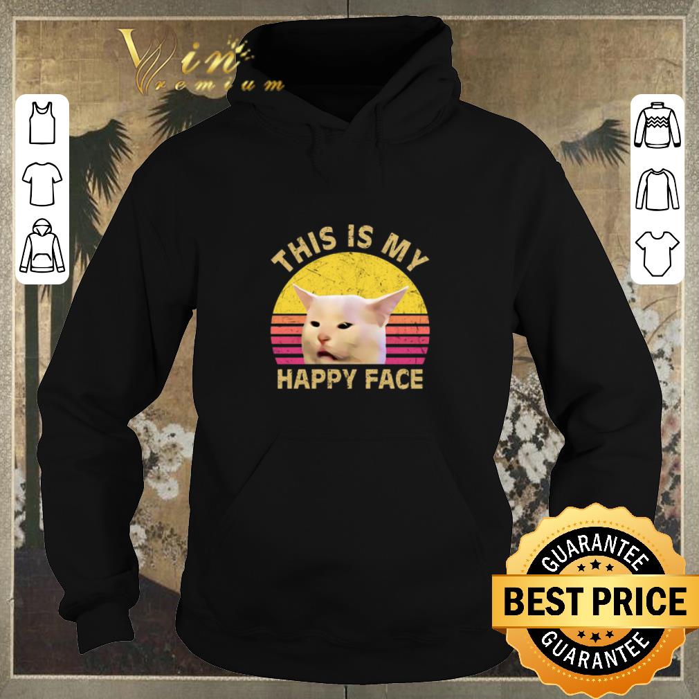 Awesome This is my happy face Smudge cat shirt sweater 4 - Awesome This is my happy face Smudge cat shirt sweater