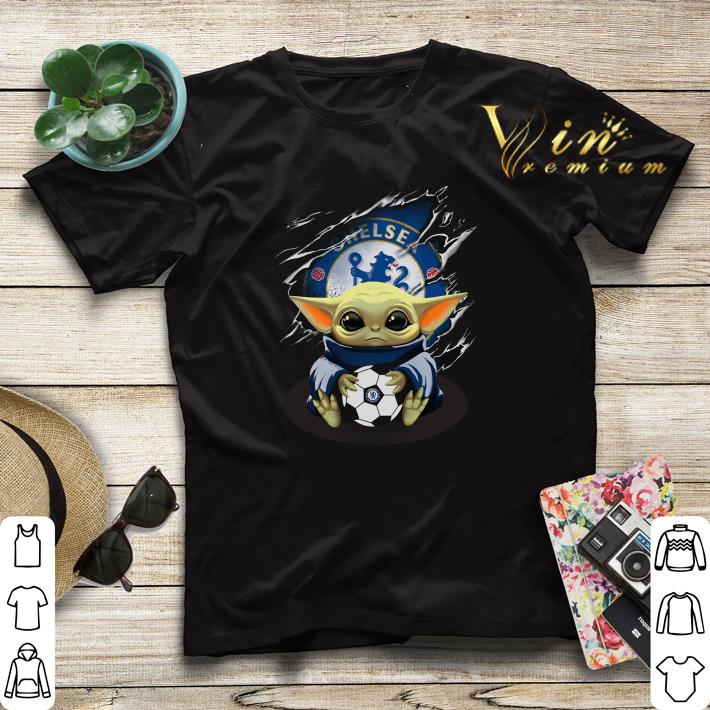 Baby Yoda Blood Inside Chelsea shirt sweater 4 - Baby Yoda Blood Inside Chelsea shirt sweater
