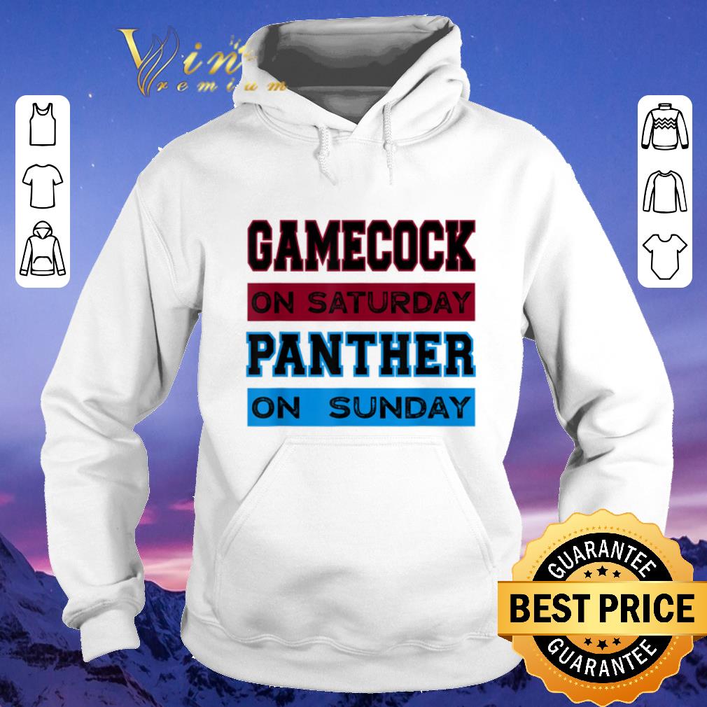 Gamecock on saturday panther on sunday shirt sweater Gamecock on saturday panther on sunday shirt sweater 4 - Gamecock on saturday panther on sunday shirt sweater