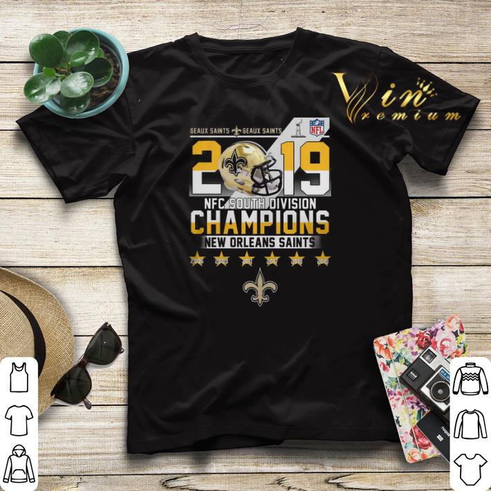 Geaux Saints 2019 NFC South Division Champions New Orleans Saint shirt sweater 4 - Geaux Saints 2019 NFC South Division Champions New Orleans Saint shirt sweater