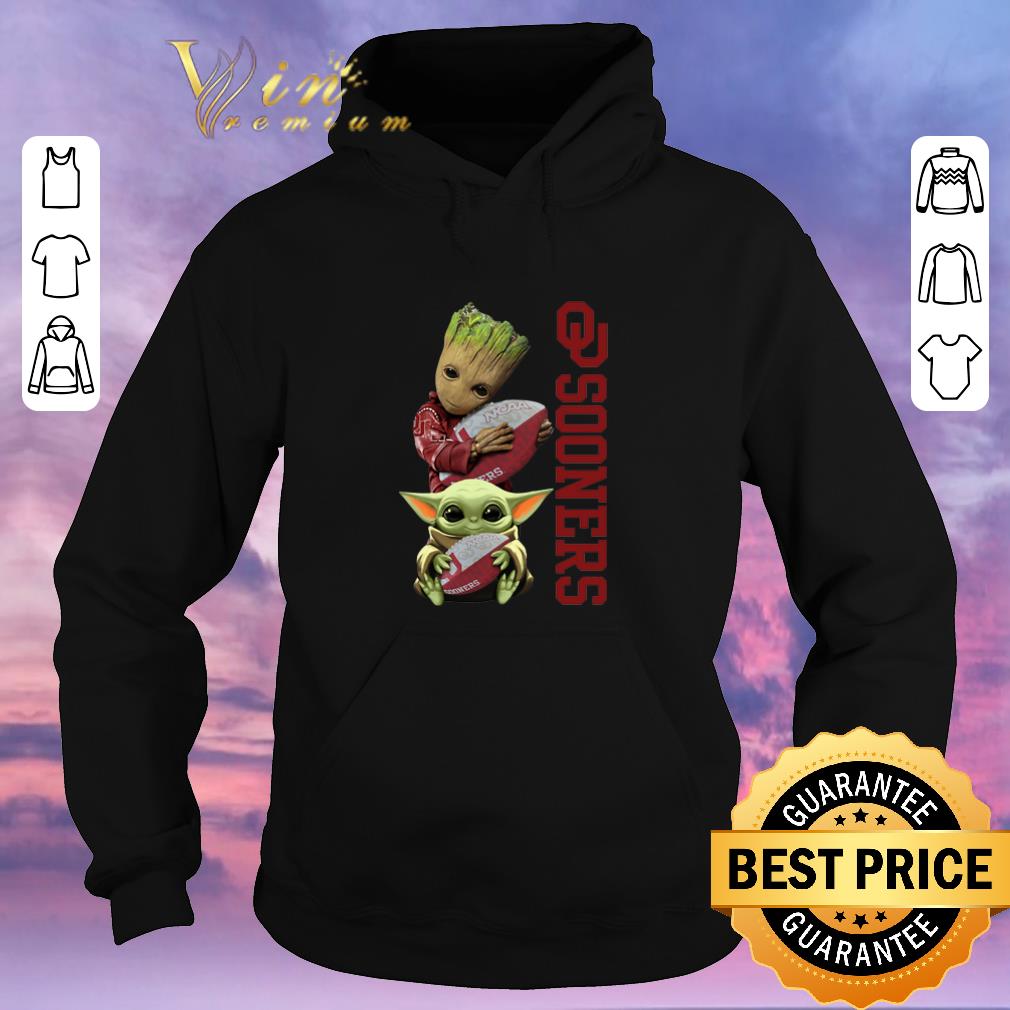 Hot Baby Groot And Baby Yoda Hug Oklahoma Sooners shirt sweater 4 - Hot Baby Groot And Baby Yoda Hug Oklahoma Sooners shirt sweater