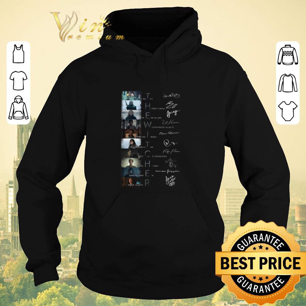 Nice The Witcher signed Joey Batey Henry Cavill Freya Allan Wilson shirt sweater Nice The Witcher signed Joey Batey Henry Cavill Freya Allan Wilson shirt sweater 4 - Nice The Witcher signed Joey Batey Henry Cavill Freya Allan Wilson shirt sweater