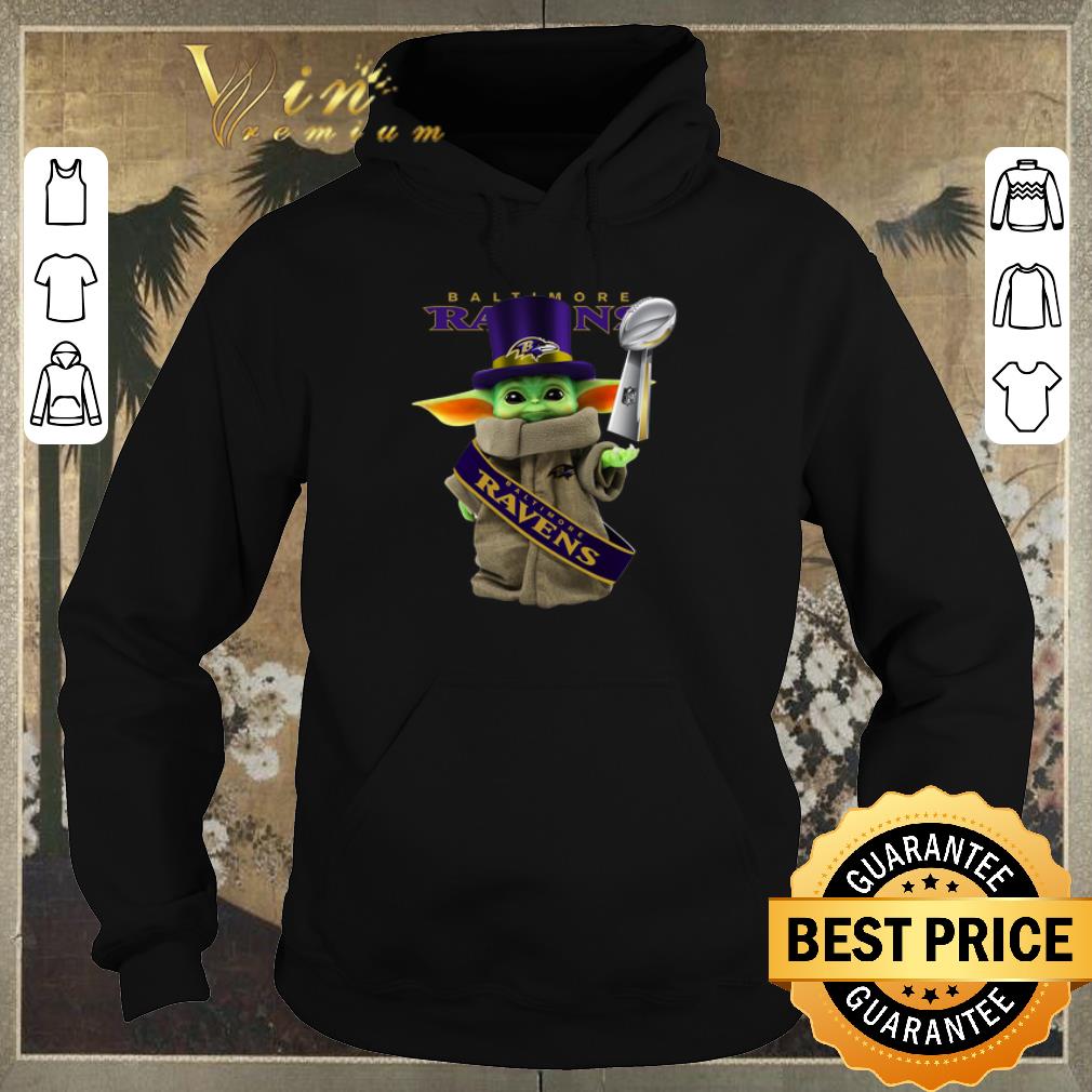 Official Baby Yoda Baltimore Ravens Super Bowl LIV Star Wars shirt sweater 4 - Official Baby Yoda Baltimore Ravens Super Bowl LIV Star Wars shirt sweater