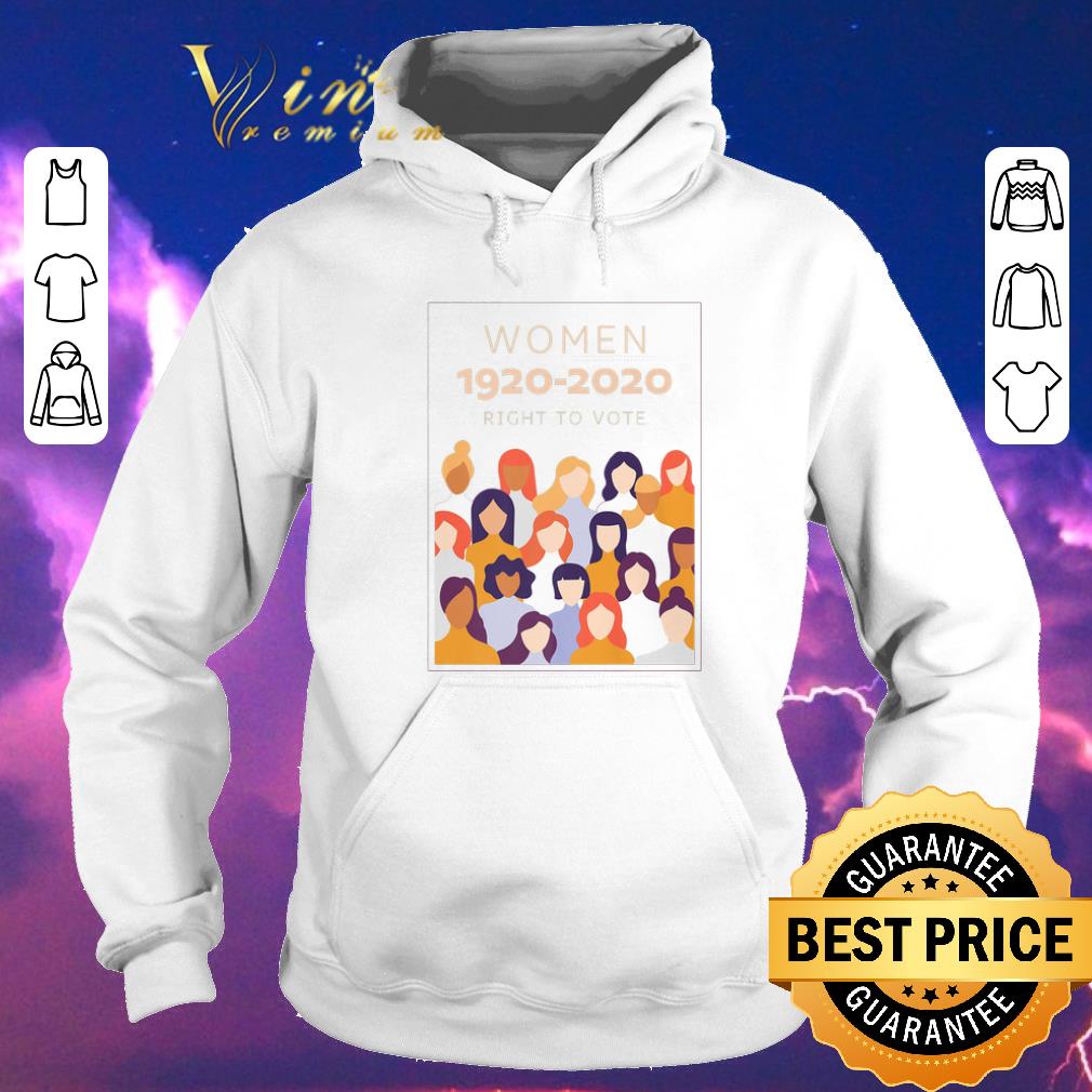 Official Women 1920 - 2020 Right To Vote Centennial shirt sweater Official Women 1920 2020 Right To Vote Centennial shirt sweater 4 - Official Women 1920 - 2020 Right To Vote Centennial shirt sweater