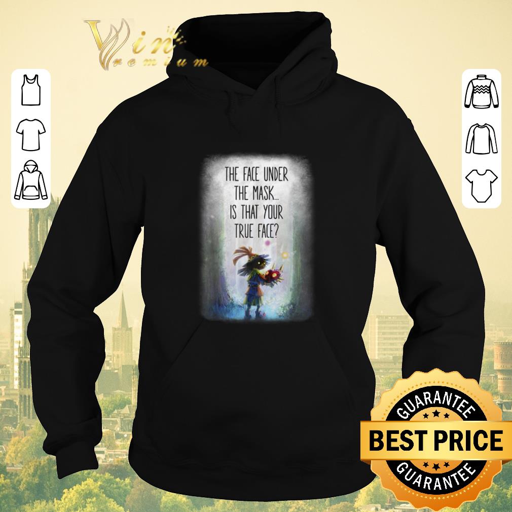 Original Zelda Skull Kid the face under the mask is that your true face shirt sweater 4 - Original Zelda Skull Kid the face under the mask is that your true face shirt sweater