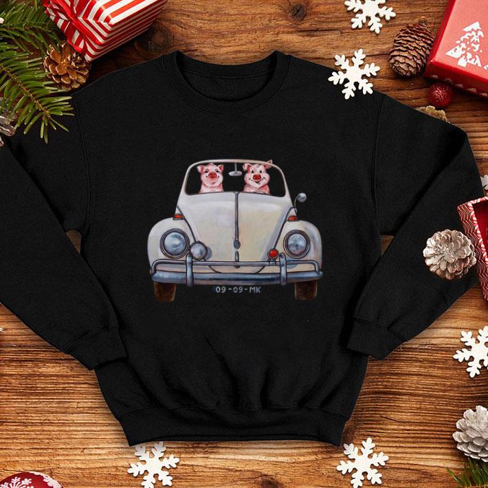 Pigs driving Volkswagen car shirt 4 - Pigs driving Volkswagen car shirt