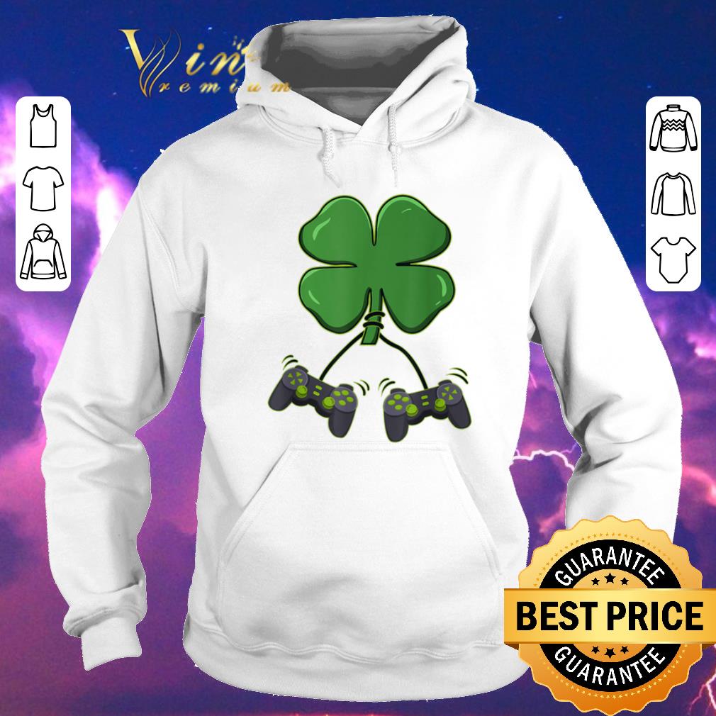Pretty Four leaf clover video game controllers shirt sweater Pretty Four leaf clover video game controllers shirt sweater 4 - Pretty Four leaf clover video game controllers shirt sweater