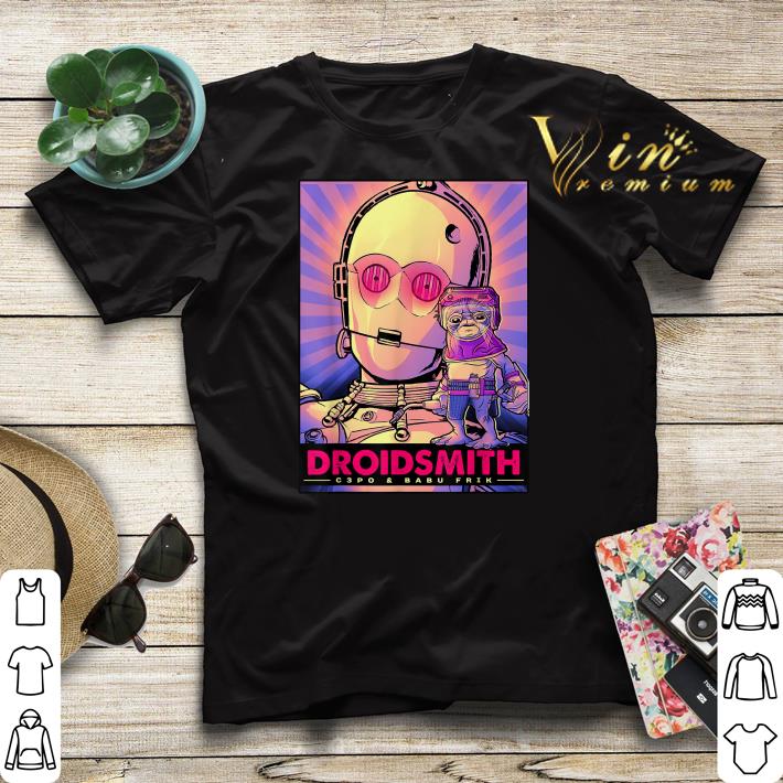 Star Wars The Rise Of Skywalker Droid Smith C 3PO Babu Frik shirt sweater 4 - Star Wars The Rise Of Skywalker Droid Smith C-3PO & Babu Frik shirt sweater