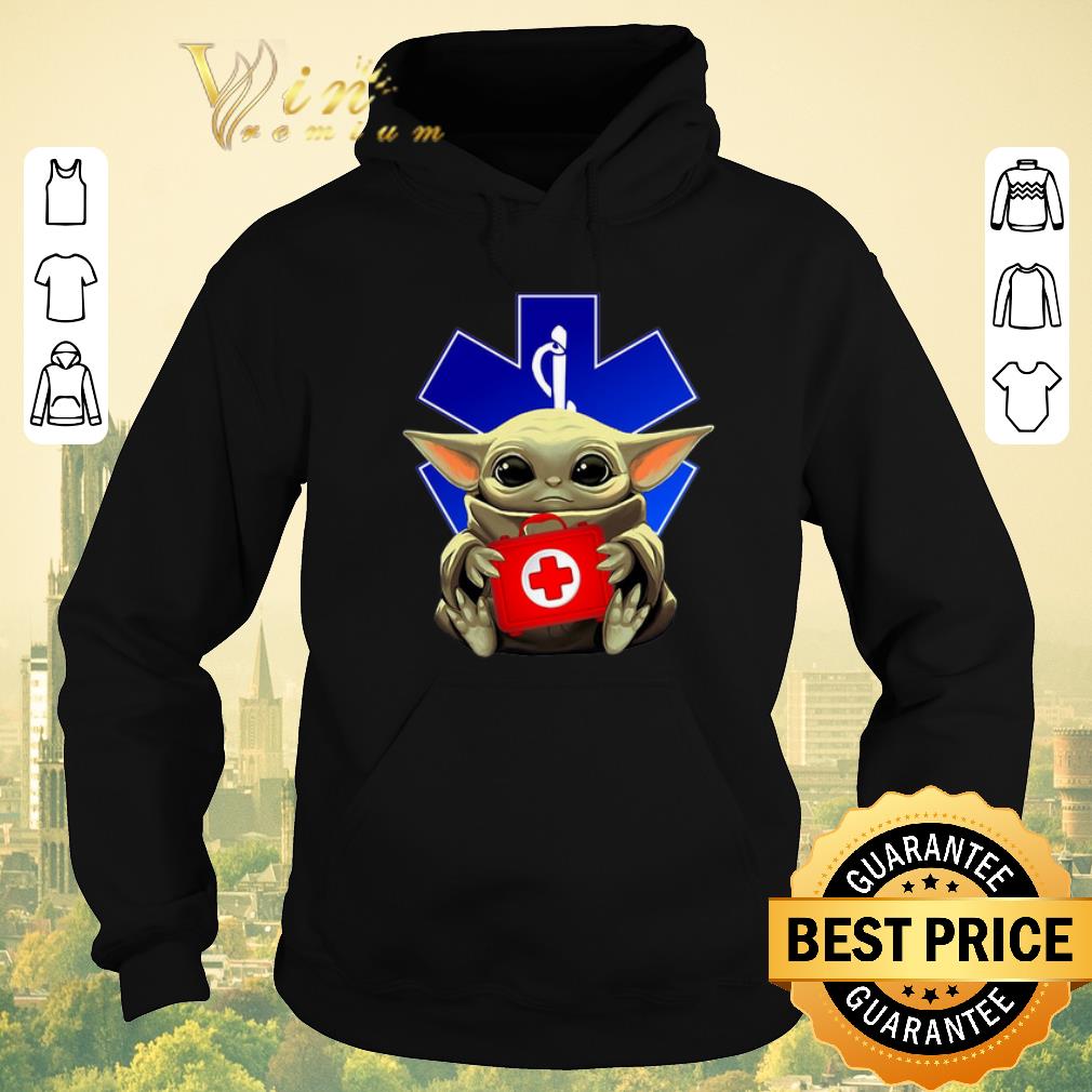 Top Baby Yoda hug Paramedic EMT Star Wars Mandalorian shirt sweater 4 - Top Baby Yoda hug Paramedic EMT Star Wars Mandalorian shirt sweater