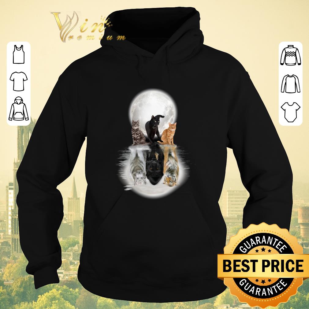 Top Cats and Moon water mirror reflection tiger black panther shirt sweater Top Cats and Moon water mirror reflection tiger black panther shirt sweater 4 - Top Cats and Moon water mirror reflection tiger black panther shirt sweater