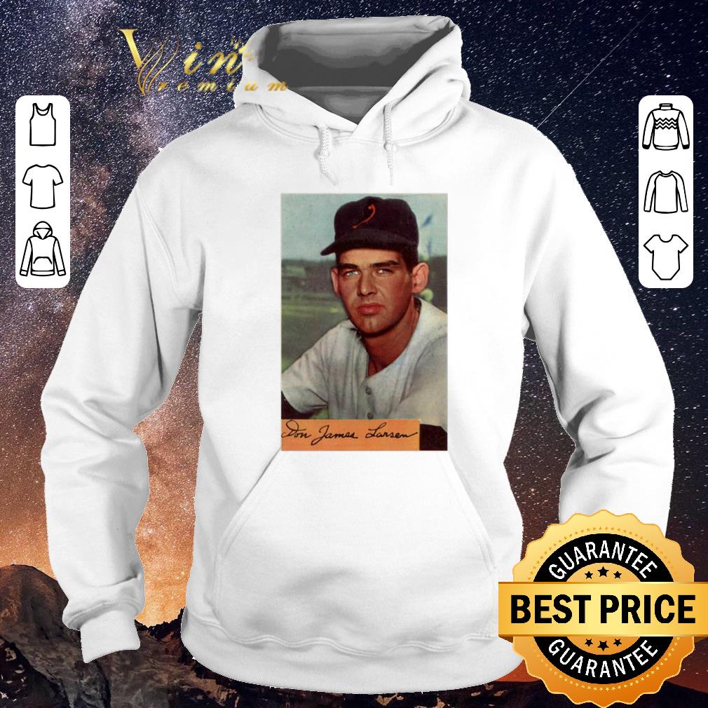 Top Rip Don James Larsen signature thank you for the memories shirt sweater 4 - Top Rip Don James Larsen signature thank you for the memories shirt sweater