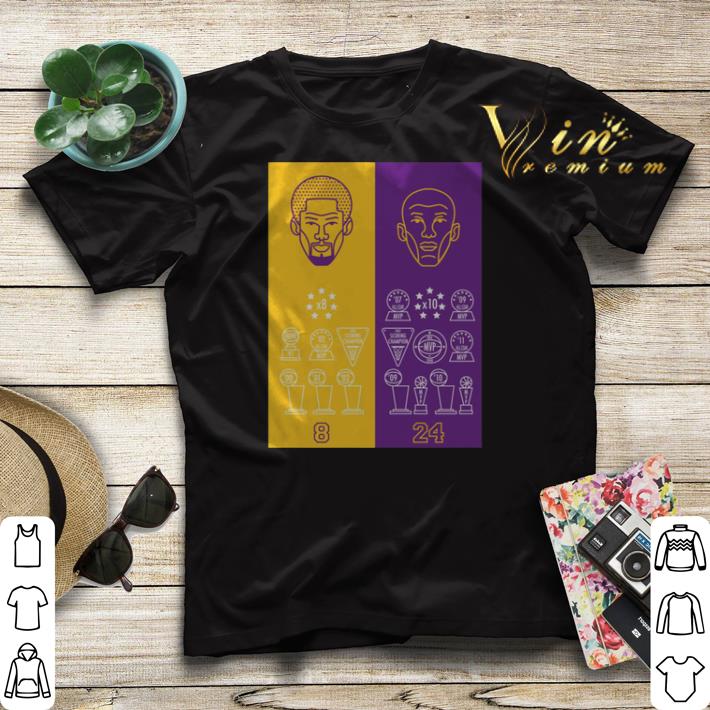 8 24 Kobe Bryant Title Collection Trophies Championship shirt sweater 4 - 8 24 Kobe Bryant Title Collection Trophies Championship shirt sweater