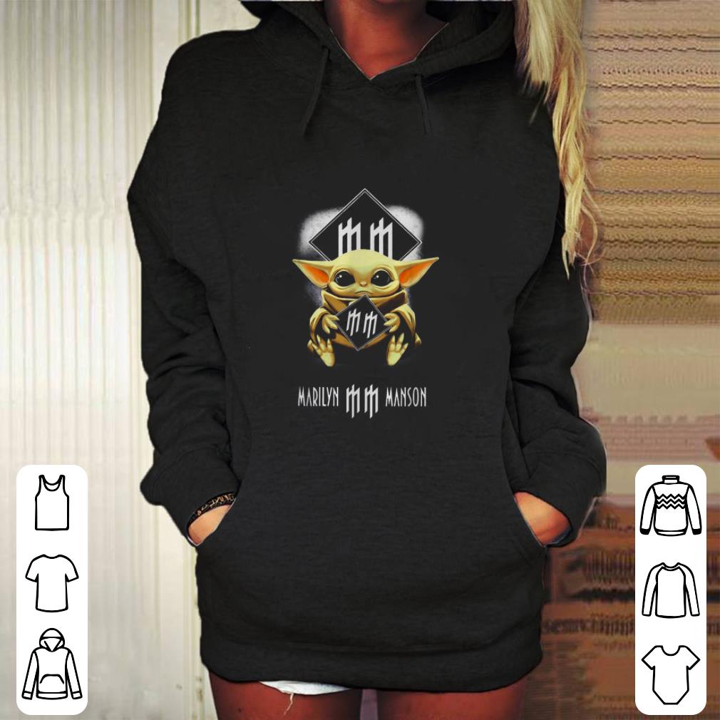 Cool Baby Yoda hug Marilyn Manson Star Wars shirt 4 - Cool Baby Yoda hug Marilyn Manson Star Wars shirt