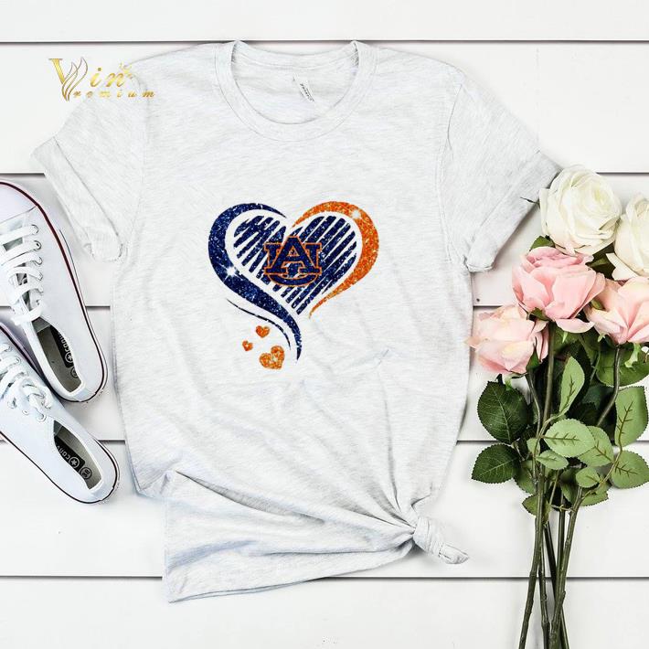 Diamond heart Auburn Tigers Lover shirt sweater 4 - Diamond heart Auburn Tigers Lover shirt sweater