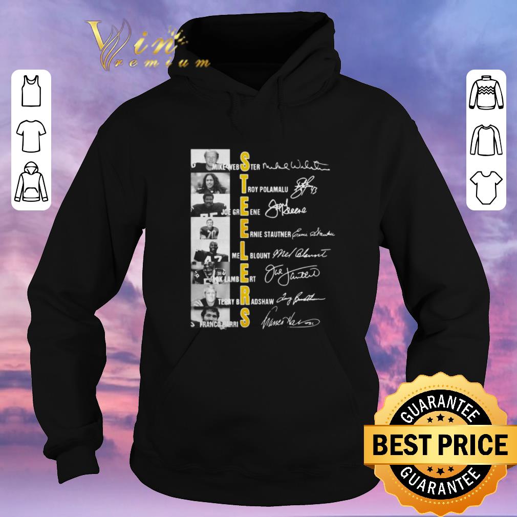 Funny Pittsburgh Steelers Mike Webster Troy Polamalu Joe Greene signed shirt sweater 4 - Funny Pittsburgh Steelers Mike Webster Troy Polamalu Joe Greene signed shirt sweater
